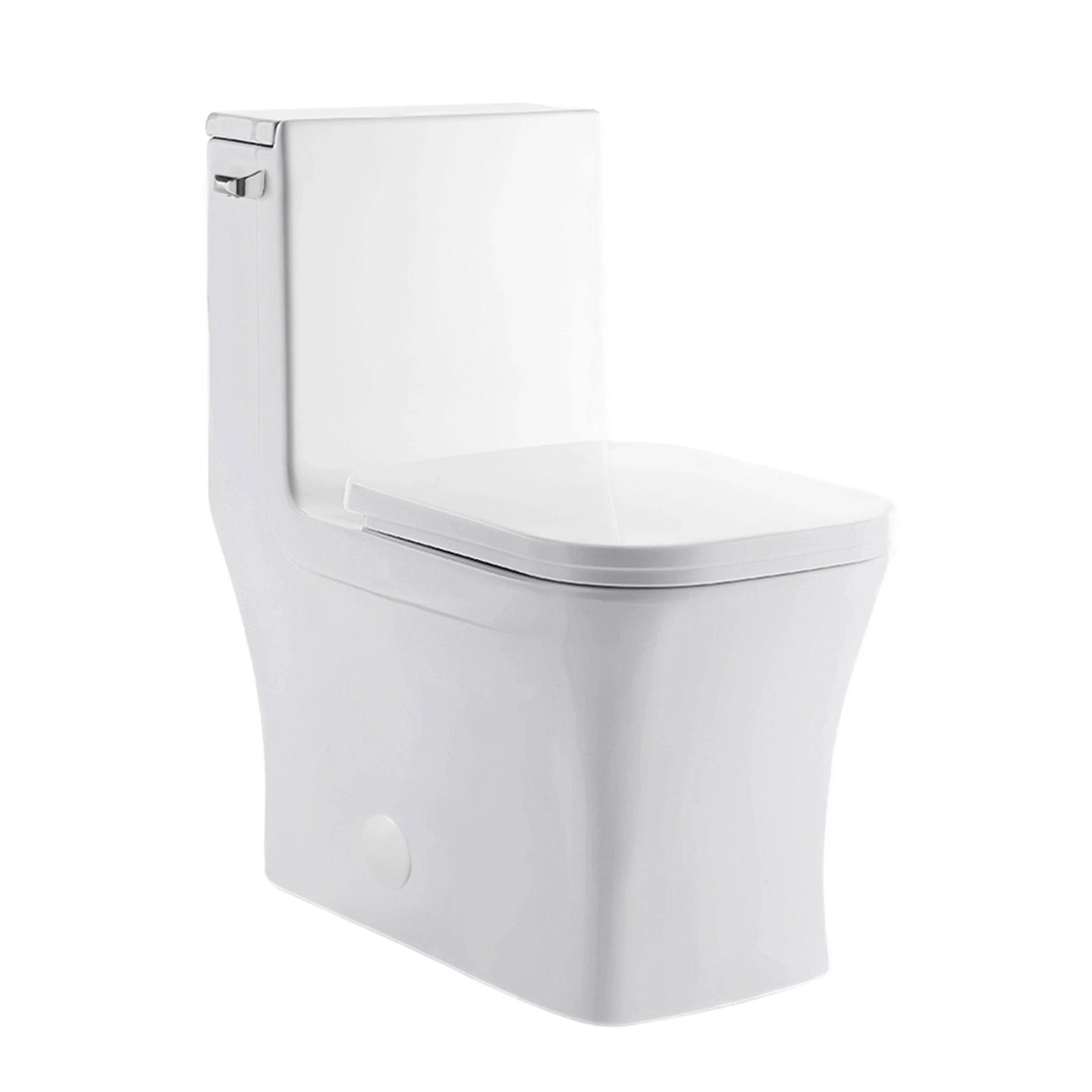 Swiss Madison Concorde Square One-Piece Toilet with Soft Closing Seat - High-Performance and Luxurious | Image