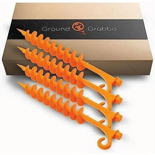 groundgrabba-lite-orange-tent-stakes-tent-stakes-for-sand-screw-in-earth-ground-anchors-for-maximum--1