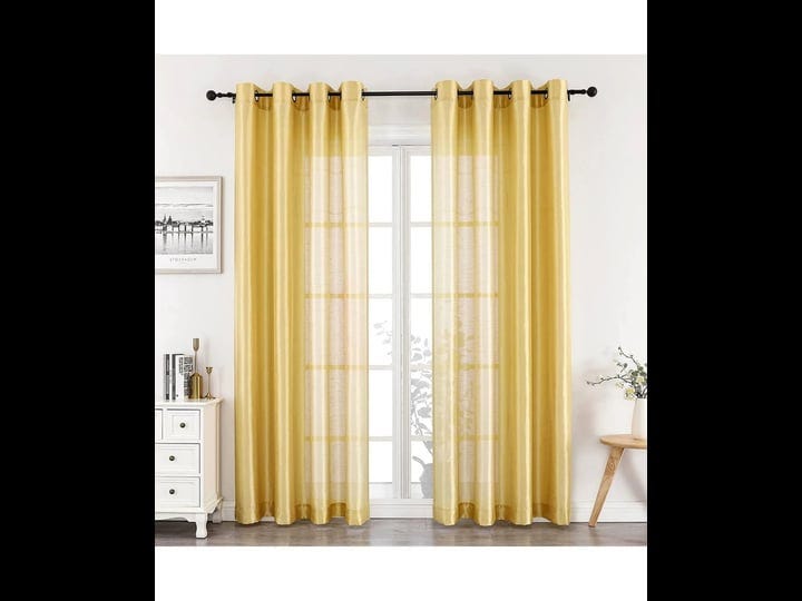 kate-aurora-artisan-lightweight-transparent-faux-silk-sheer-grommet-single-curtain-panel-gold-1