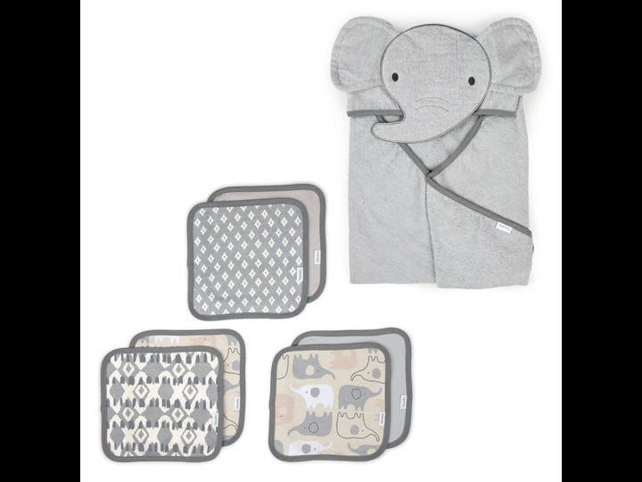 ingenuity-clean-cuddly-hooded-character-towel-grazer-clean-cuddly-6-pack-terry-washcloth-set-grazer-1