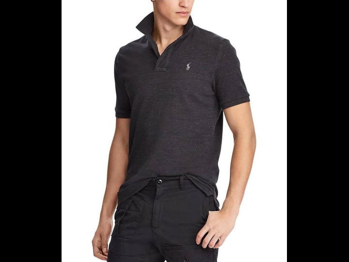 polo-ralph-lauren-mens-classic-fit-mesh-polo-black-marl-heather-size-xs-1