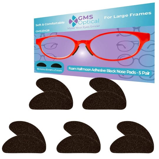 gms-optical-foam-half-moon-adhesive-black-nose-pads-19mm-x-8mm-x-1mm-1