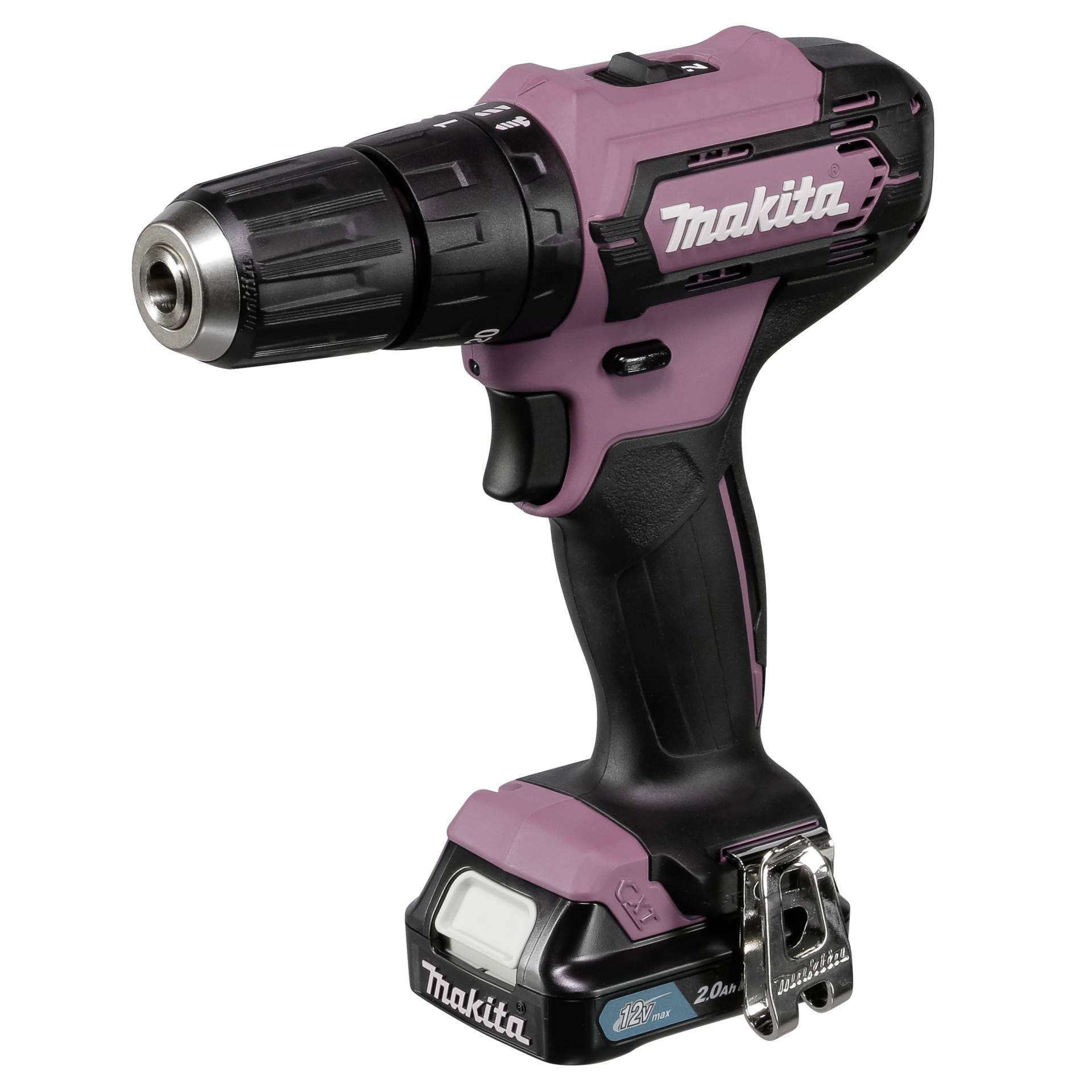 Cordless Pink Drill Driver with Lithium-Ion Battery | Image