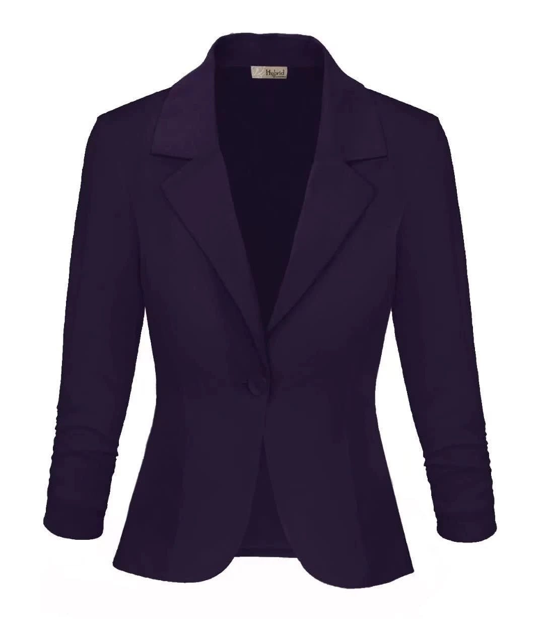 Versatile Women's Rayon and Spandex Blazer Jacket | Image