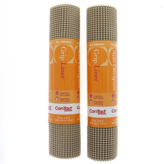 con-tact-brand-beaded-grip-non-adhesive-shelf-liner-taupe-size-12-inch-x-5-1
