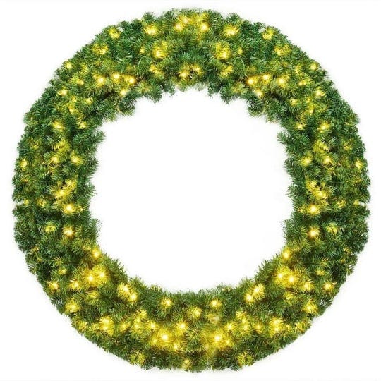 48-in-green-pre-lit-led-artificial-christmas-wreath-1