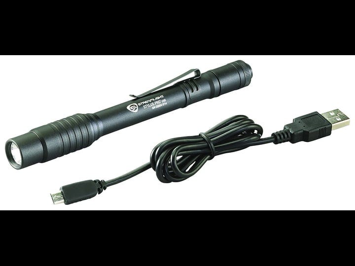 streamlight-stylus-pro-usb-rechargeable-penlight-with-holster-black-white-led-66135