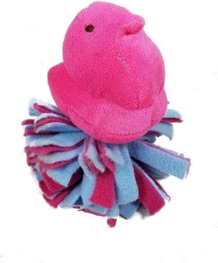 peeps-fleece-bottom-plush-chick-squeaky-pet-toy-pink-1