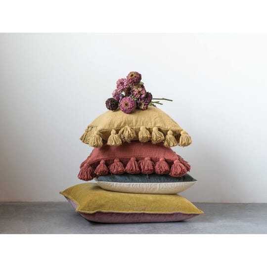 square-cotton-woven-pillow-with-tassels-mustard-1