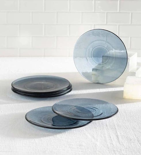 vivaterra-recycled-glass-salad-plates-set-of-6-blue-1