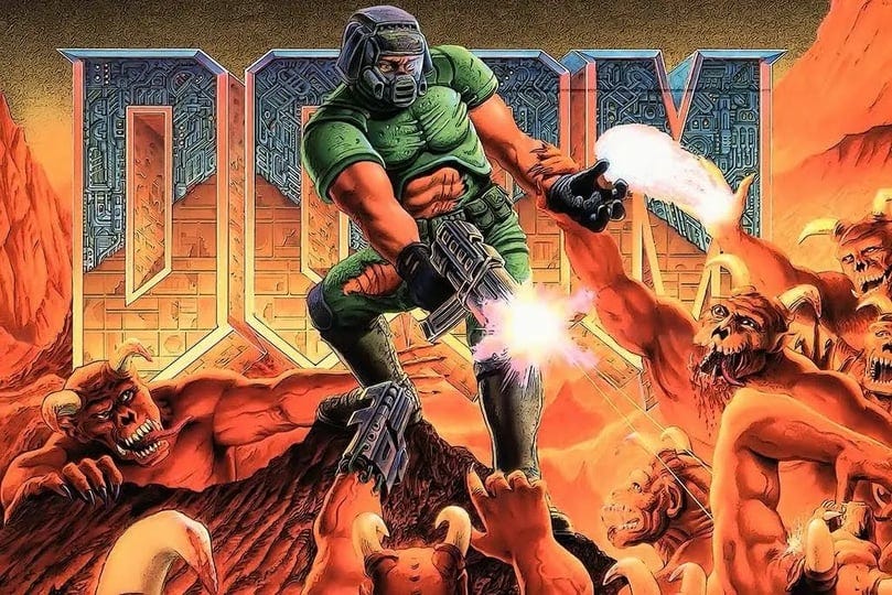 doom-1-old-classic-retro-game-poster-1