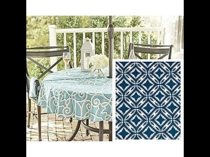 newbridge-sand-dollar-ikat-style-print-flannel-backed-vinyl-tablecloth-boho-chic-summer-ikat-print-v-1