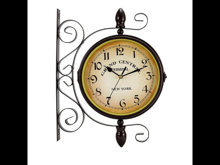 dyna-living-double-sided-wall-clock-wall-mounted-antique-retro-clock-vintage-wall-hanging-station-cl-1