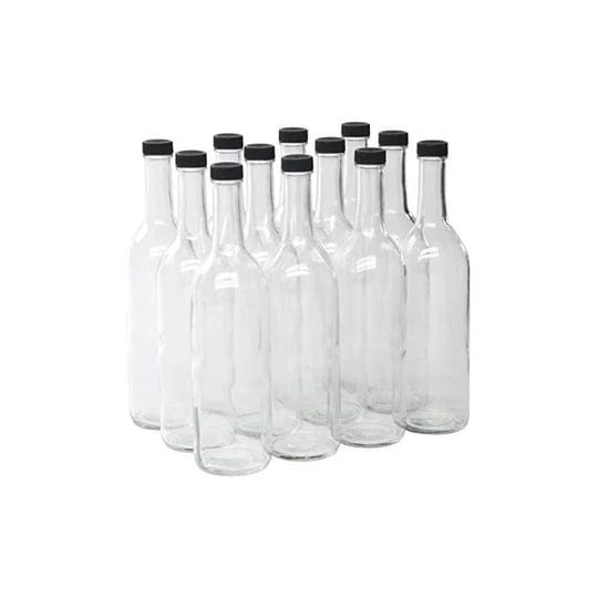 north-mountain-supply-750ml-clear-glass-bordeaux-wine-bottle-flat-bottomed-screw-top-finish-with-28m-1