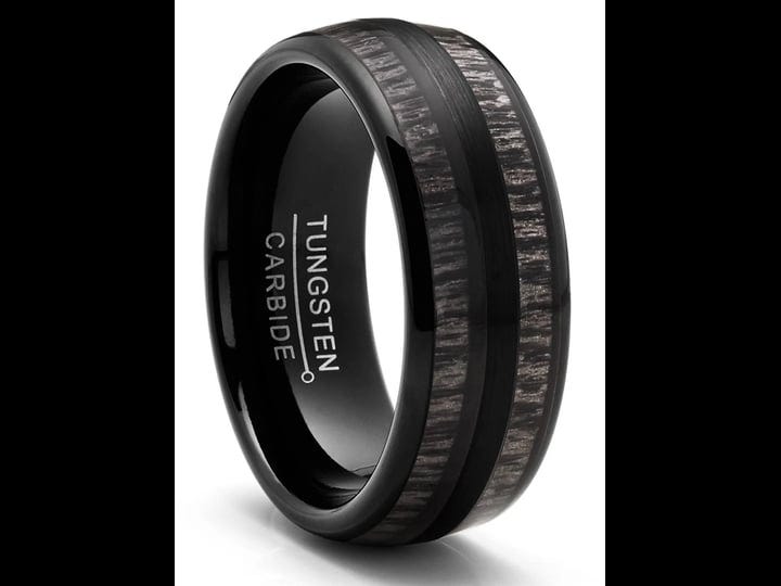 metal-masters-mens-tungsten-carbide-ring-dome-real-black-wood-inlay-wedding-band-8mm-size-12-6