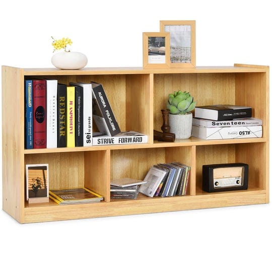 tangkula-wood-storage-cube-bookcase-2-tier-5-cube-open-shelf-storage-cabinet-multipurpose-bookshelf--1