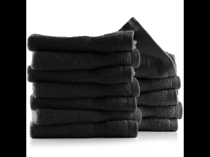 hearth-harbor-washcloths-12-pack-100-cotton-washcloth-for-body-and-face-black-1