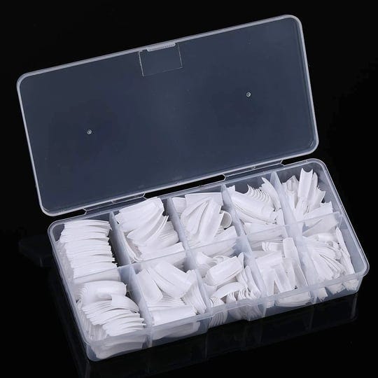 yimart-500pcs-white-french-acrylic-style-artificial-false-nails-tips-with-box-white-1