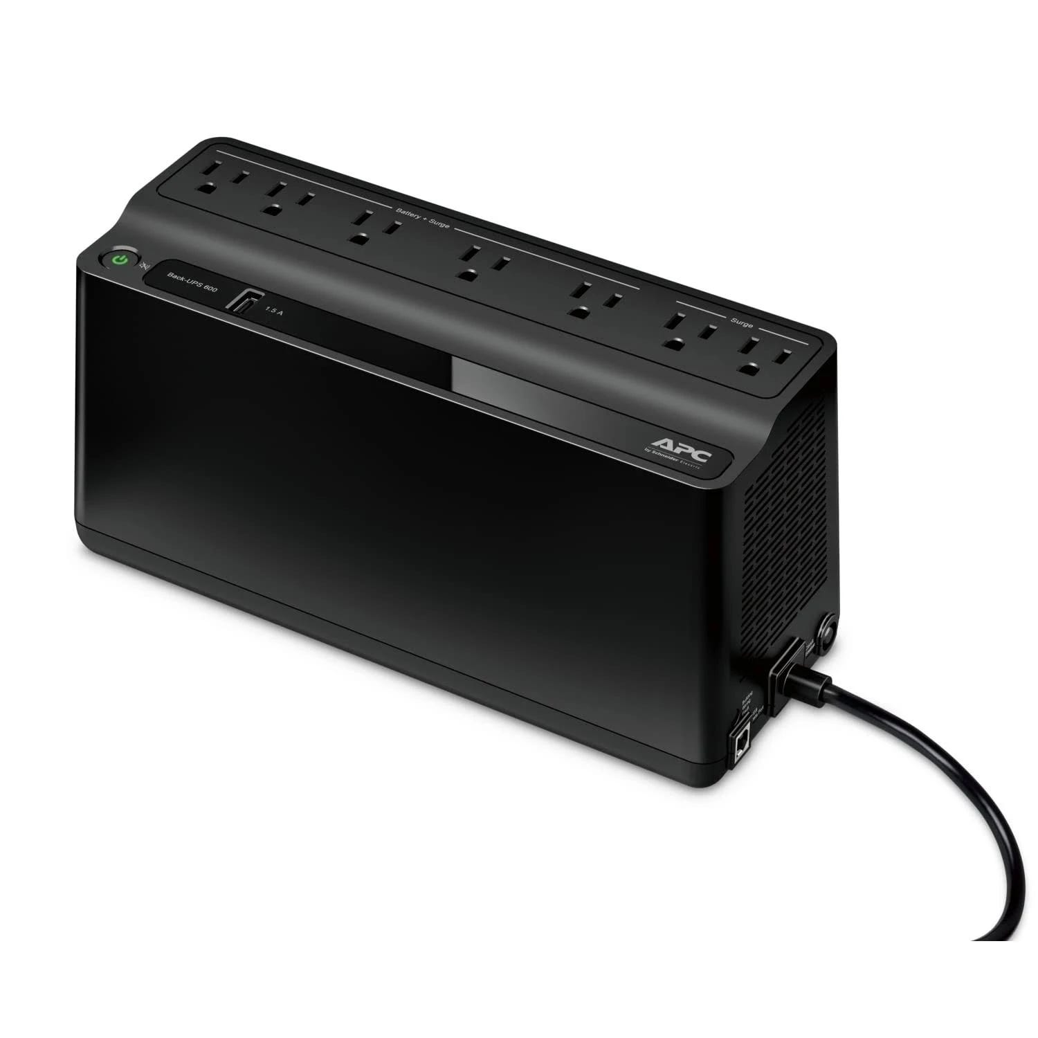 APC 600VA Ups Battery Backup for PCs and Devices | Image