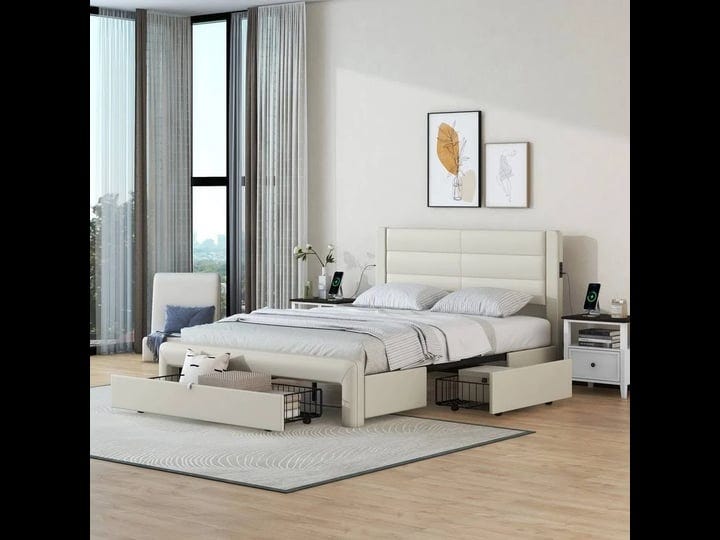 queen-size-platform-bed-with-drawers-storage-and-charging-station-leather-upholstered-bed-frame-for--1