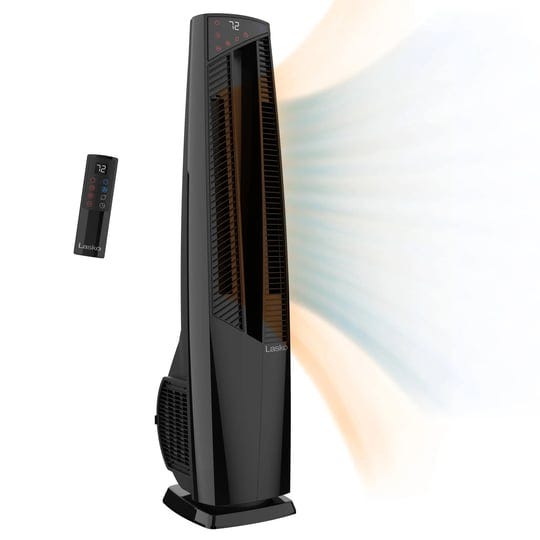 lasko-fhv801-oscillating-all-season-tower-fan-and-space-heater-with-remote-and-timer-black-1