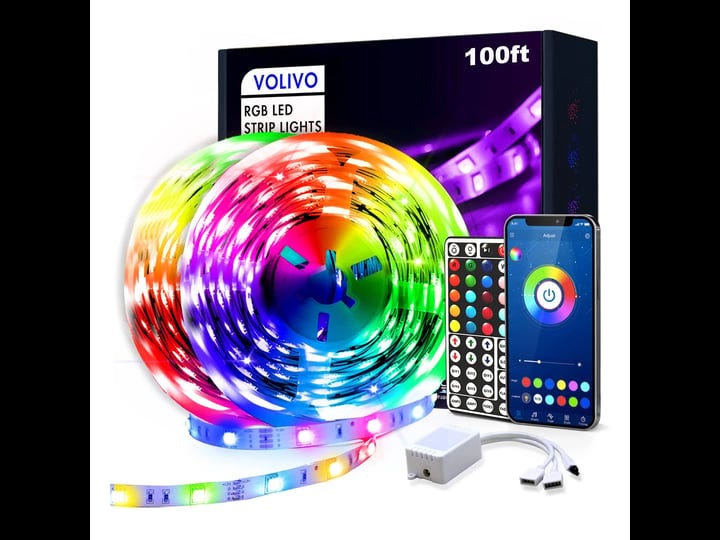 volivo-smart-led-strip-lights-100ft-rgb-app-controlled-multicolor-1