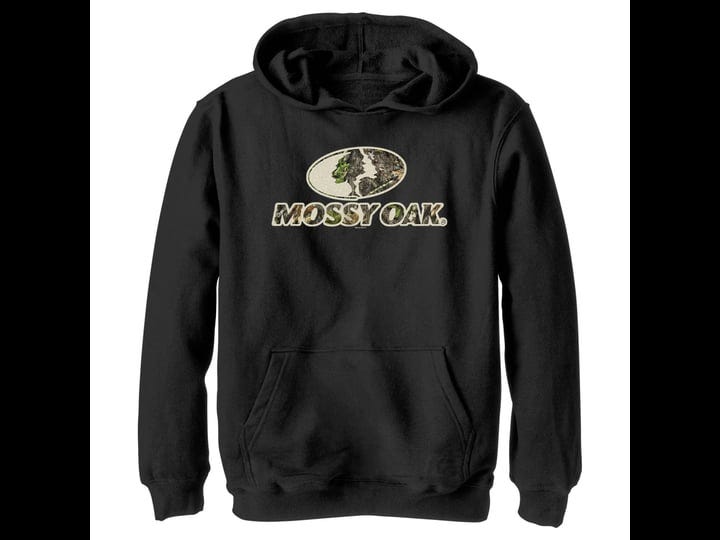 mossy-oak-boys-classic-camouflage-logo-hoodie-black-1