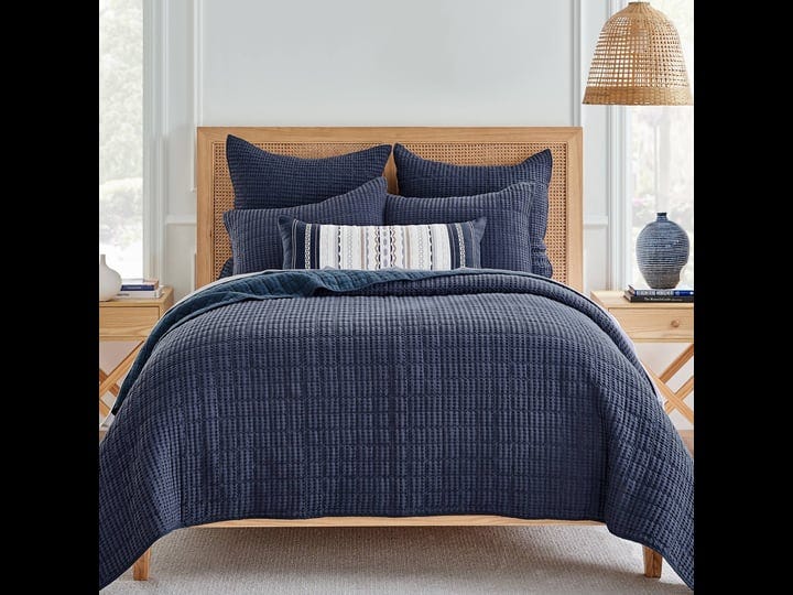 levtex-home-mills-waffle-quilt-set-cotton-king-cal-king-navy-1
