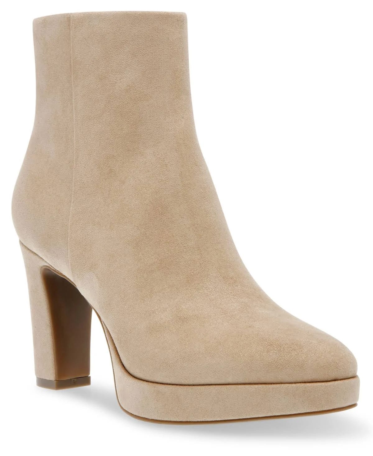 Comfy Camel-Colored Anne Klein Bootie | Image