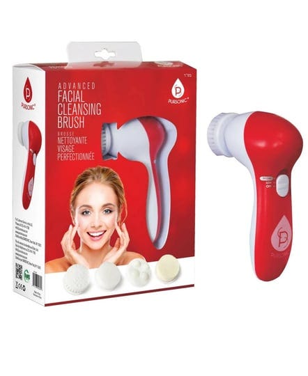pursonic-advanced-facial-cleansing-brush-with-attachments-red-1