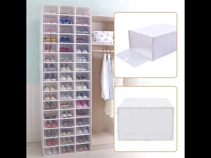 dyrabrest-24-pack-shoe-storage-boxesclear-plastic-clamshell-shoebox-stackable-shoe-boxes-organizer-f-1