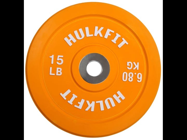 hulkfit-color-coded-olympic-2-inch-rubber-bumper-plate-with-steel-hub-for-strength-training-weightli-1