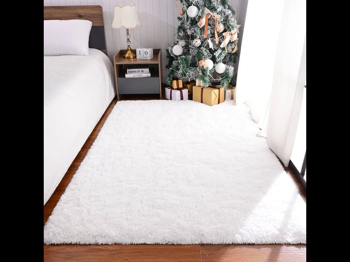 maxsoft-fluffy-shag-bedroom-rug-4x6-feet-white-area-rugs-for-living-room-1