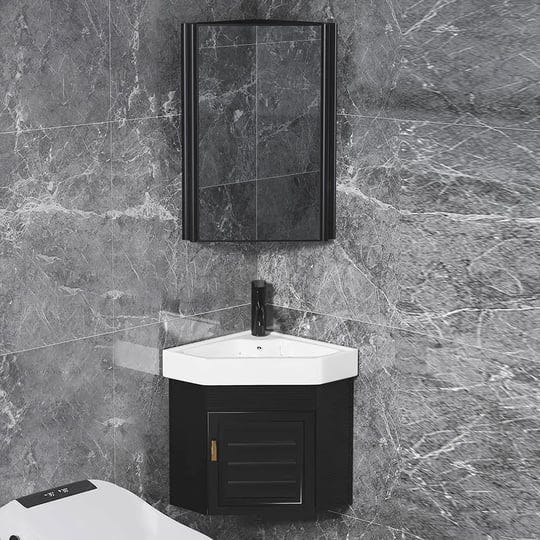 floating-corner-bathroom-vanity-17-black-with-medicine-cabinet-ceramics-integral-sink-1