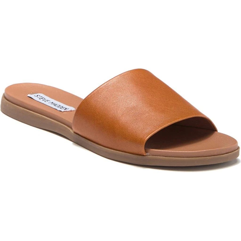 Affordable Steve Madden Kailey Brown Slide Sandals - Size 10 | Image
