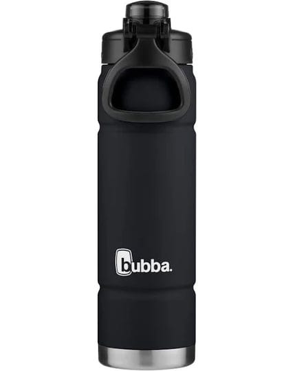 bubba-trailblazer-stainless-steel-water-bottle-push-button-lid-rubberized-black-24-fl-oz-1