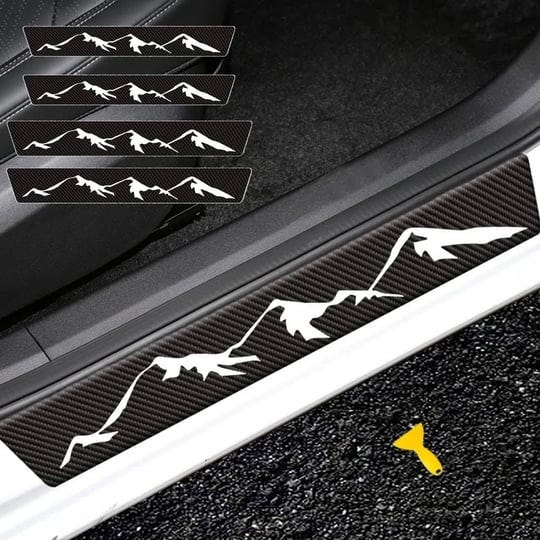 goossi-4-pack-mountain-car-door-sill-protectors-universal-size-carbon-fiber-front-rear-door-sill-pla-1