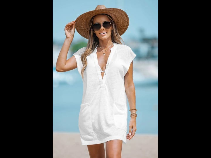 cupshe-slub-knit-plunge-cover-up-dress-white-s-1