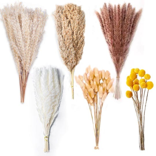 secatoho-100pcs-natural-dried-pampas-grass-decor-17-5-fluffy-pampas-grass-bouquet-boho-home-decor-dr-1