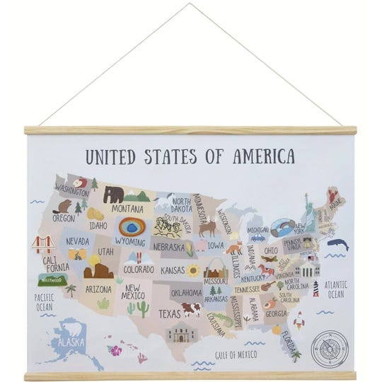 bon-et-beau-32-x-24-inch-embroidered-usa-map-poster-for-kids-with-wood-hanger-neutral-wall-d-cor-for-1