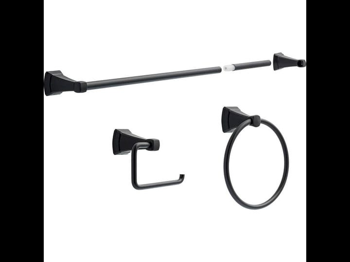 delta-3-piece-flynn-matte-black-decorative-bathroom-hardware-set-1