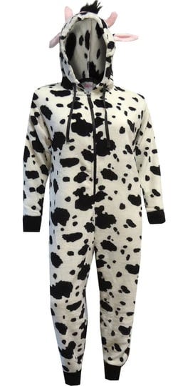 webundies-spotted-cow-onesie-plush-pajama-womens-black-1