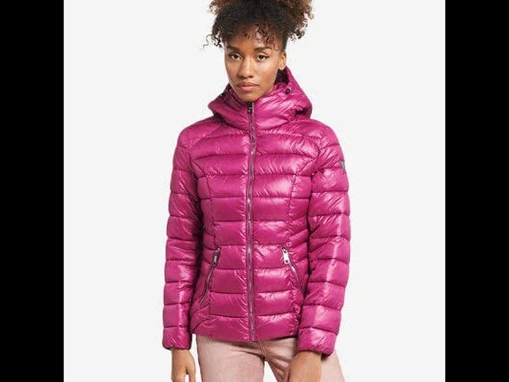 guess-womens-hooded-puffer-jacket-magenta-size-m-1