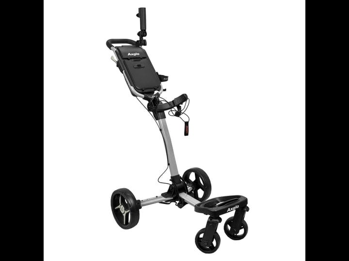 axglo-flipngo-pro-golf-push-cart-4-wheel-patented-1-step-folding-system-silver-grey-1
