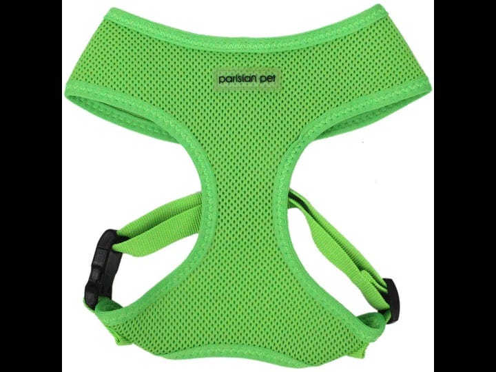 parisian-pet-mesh-freedom-dog-harness-neon-green-medium-1