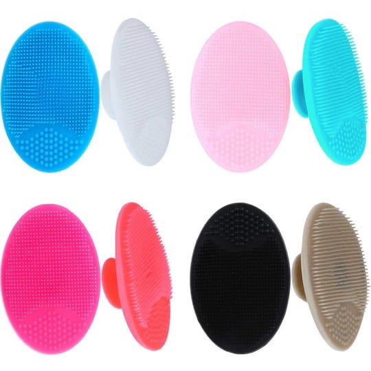 tatuo-8-pieces-exfoliator-face-cleansing-pads-silicone-face-scrubber-blackhead-scrubber-for-daily-fa-1