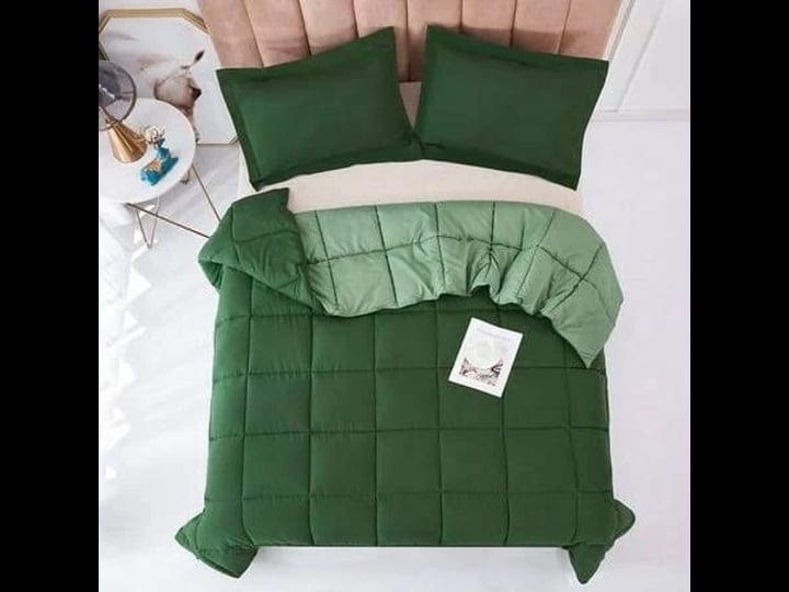 full-queen-traditional-microfiber-reversible-3-piece-comforter-set-in-green-1