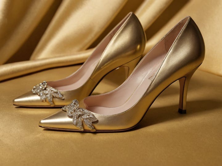 Gold-Evening-Shoes-Low-Heel-2