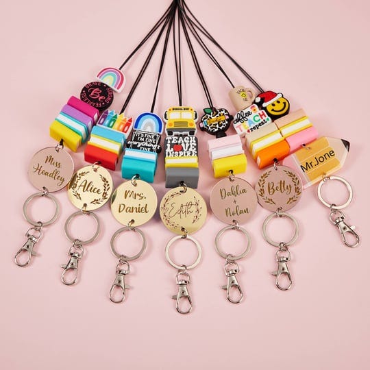 teachersgram-personalized-colorful-books-beaded-teacher-lanyard-ly1-school-bus-desgin-6-dk02xx-1