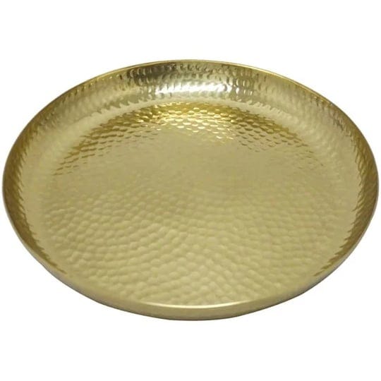 at-home-found-fable-aluminum-hammered-round-serving-tray-small-1